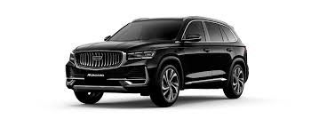 Geely Manjaro 2025 รถยนต์ SUV สีดํา